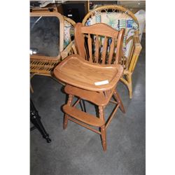 OAK HIGHCHAIR