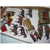 Image 1 : LOT OF ANTIQUE METAL HORSE AND BUGGYS AND PARTS