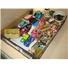 Image 1 : TRAY OF COLLECTIBLES MARBLES BUTTONS MATCHES KEYS ETC