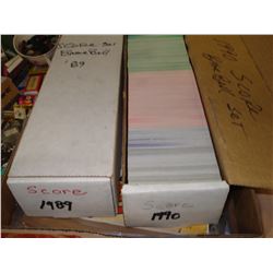 TWO SETS 1989 AND 1990 BASEBALL CARDS