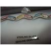 Image 2 : STERLING SILVER GENUINE MOTHER OF PEARL BRACELET WITH APPRAISEL $600.00
