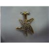 Image 2 : 10KT YELLOW GOLD GENUINE DIAMOND STARFISH PENDANT RETAIL $600.00