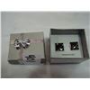 Image 1 : STERLING SILVER ENAMEL CUFFLINKS RETAIL $300