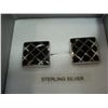 Image 2 : STERLING SILVER ENAMEL CUFFLINKS RETAIL $300