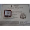 Image 1 : STERLING SILVER GENUINE ROCK CRYSTAL QUARTZ RING WITH APPRAISEL $350.00