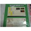Image 2 : THREE SLEEVES OF HISTORIC STAMPS AND FIRST DAY ISSUE