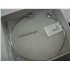 Image 2 : STERLING SILVER CUBIC ZIRCONIA BANGLE BRACELET RETAIL $150.00