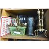 Image 1 : BRASS CHANDLIER AND METAL WRE