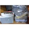 Image 1 : BAG OF CURTAINS AND BOX OF CURTAINS
