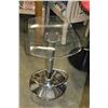 Image 2 : PLASTIC AND METAL GAS LIFT BAR STOOL
