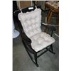 Image 2 : BLACK ROCKER WITH CUSHION