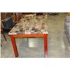 Image 2 : NEW FAUX MARBLE DINING TABLE