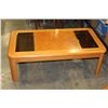 Image 1 : OAK COFFEE TABLE AND ENDTABLE