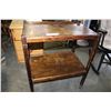 Image 1 : ROLLING TWO TIER TABLE