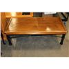 Image 1 : METAL BASE OAK COFFEE TABLE