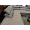 Image 2 : AS NEW MODERN 2 PIECE SECTIONAL SOFA WITH ADJUSTABLE HEAD AND ARM RESTS