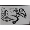 Image 2 : LIMITED EDITION PIED FIRST NATIONS PRINT CALL OF THE RAVEN