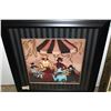 Image 1 : LARGE FRAMED PRINT LADIES AT LUNCH