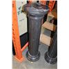 Image 2 : BLACK SOLID MARBLE PILLAR 40" HIGH