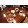 Image 1 : LOT OF GLAZED POTTERY PLANTERS