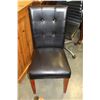 Image 2 : NEW LEATHER BUTTON BACK MODERN DINING CHAIR
