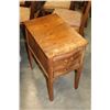 Image 1 : VINTAGE SERPENTINE 2 DRAWER ENDTABLE