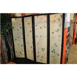 EASTERN FOUR PANEL ROOM DIVIDER AND THREE PANEL DIVIDER