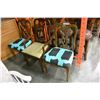 Image 1 : 3 VINTAGE DINING CHAIRS