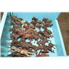 Image 2 : LARGE LOT OF VINTAGE CAST IRON HORSES