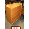 Image 2 : OAK 4 DRAWER DRESSER
