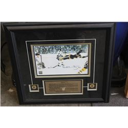 BOBBY ORR THE GOAL PRINT WITH CERTIFICATE