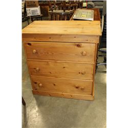 PINE THREE DRAWER DRESSER