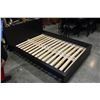 Image 2 : IKEA DOUBLE SIZE BLACK BEDFRAME