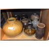 Image 2 : EIGHT STUDIO POTTERY VASES