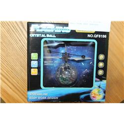 BRAND NEW FLASHING CRYSTAL BALL DRONE HEAT SENSORED