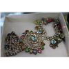 Image 1 : VINTAGE RHINESTONE NECKLACE