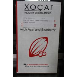 BOX OF XOCAI DARK CHOCOLATE X POWER SQUARES