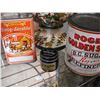 Image 2 : VINTAGE HANDLED VASE AND THREE COLLECTIBLE TINS