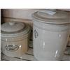 Image 1 : 2 MEDALTA POTTERIES LIDDED CROCKS