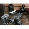Image 2 : LOT OF WOLF AND OTHER SOAP STONE FIGURES