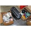 Image 1 : TWO BOXES OF PARTY SUPPLIES AND FIGURES AND COLLECTIBLES