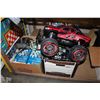 Image 1 : 2 BOXES OF TOOLS, LIGHTS, AND RC VEHICLES