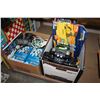Image 3 : 2 BOXES OF TOOLS, LIGHTS, AND RC VEHICLES