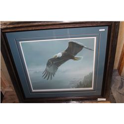 ON THE WING BALD EAGLE BY ROBERT BATEMAN #20702