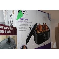 RIVAL ROASTER OVEN AND RICE COOKER