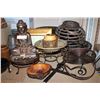 Image 3 : SHELF LOT OF ESTATE LIGHTING AND ACCESSORIES