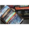 Image 3 : BOX OF DVDS AND CDS
