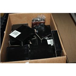 BOX OF NEW FLASKS