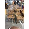 Image 1 : SIX DINING CHAIRS