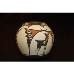 Carlos Laate Zuni Pot- 2001- New Mexico- 6" H X 6.5"W